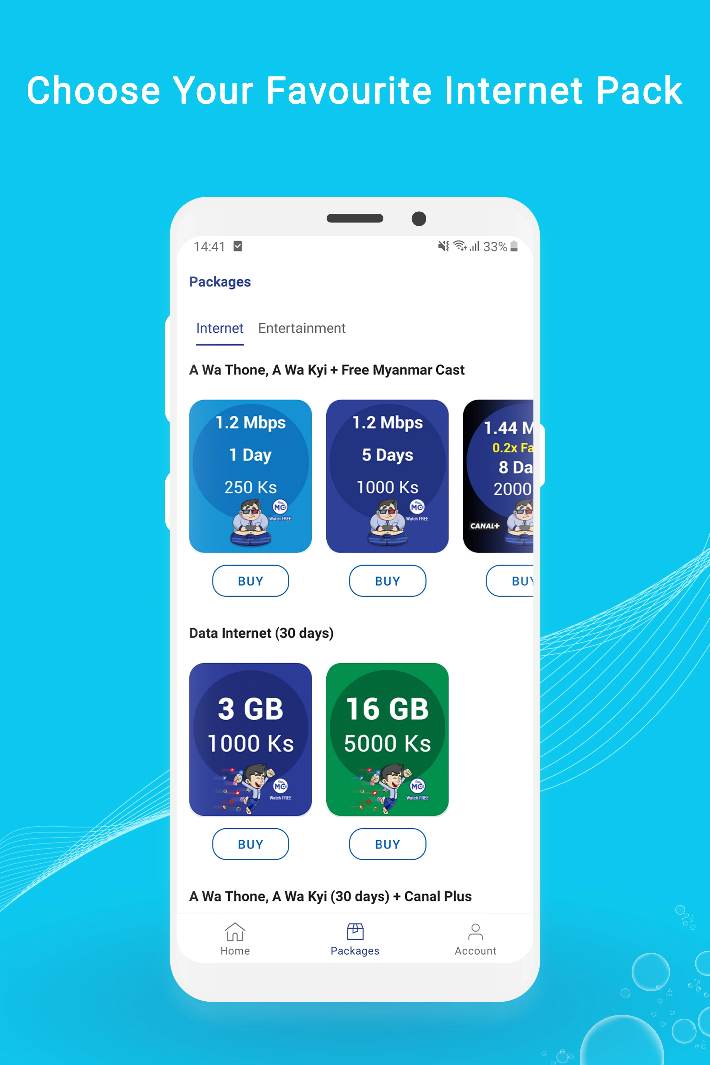 Myanmar Net App screenshot